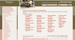 Desktop Screenshot of militarymemorabiliaonline.com